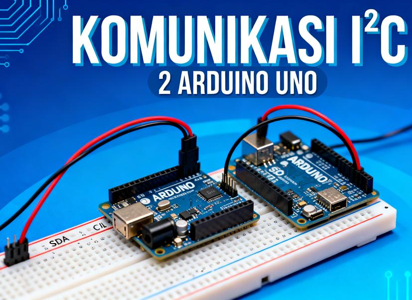 KOMUNIKASI I²C MENGGUNAKAN 2 ARDUINO UNO